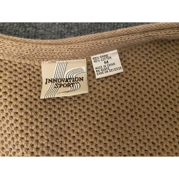 VTG Southwestern Knit Sweater Vest Womens Med Fringe Festival Indie Rock Western - Picture 9 of 13